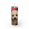 Skinny Tumbler with Straw – 20 oz Stainless Steel Cup
