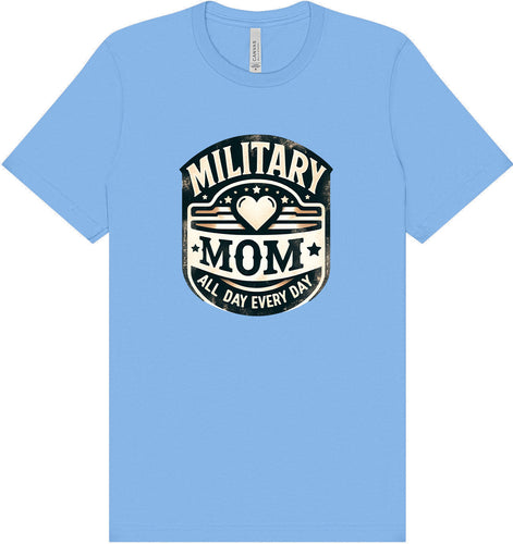 Proud Military Mom Adult Bella Canvas Shirt