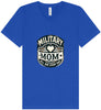 Proud Military Mom Unisex V-Neck Shirt