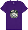 Proud Military Mom Unisex V-Neck Shirt