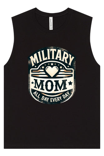 Proud Military Mom Muscle Tank
