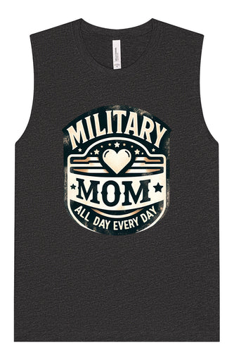 Proud Military Mom Muscle Tank
