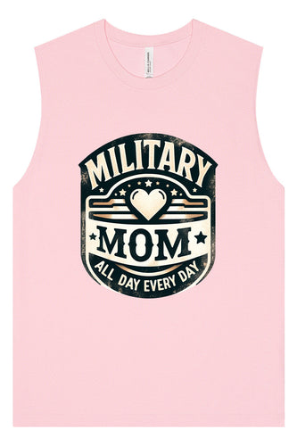 Proud Military Mom Muscle Tank