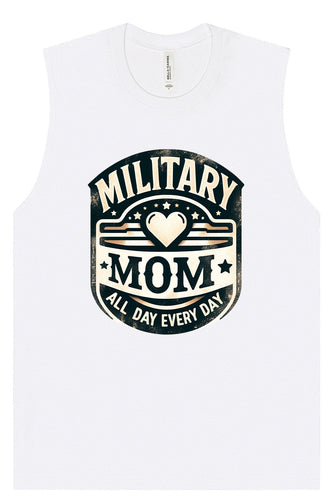 Proud Military Mom Muscle Tank