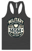 Proud Military Mom Women's Racerback Tank