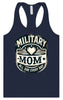 Proud Military Mom Women's Racerback Tank