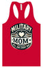 Proud Military Mom Women's Racerback Tank