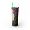 Skinny Tumbler with Straw – 20 oz Stainless Steel Cup