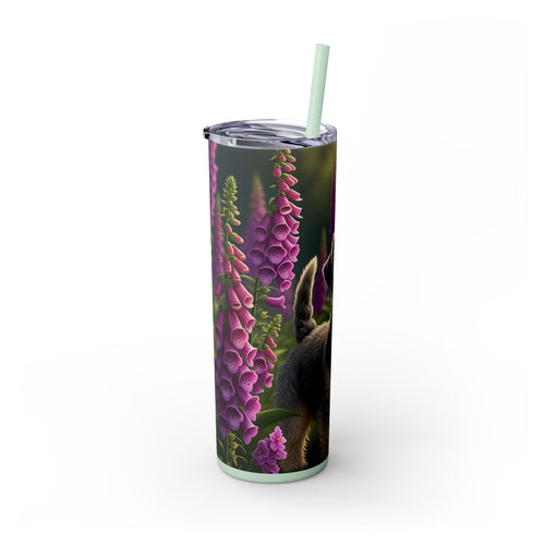 Skinny Tumbler with Straw – 20 oz Stainless Steel Cup