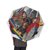 48 Semi-Automatic Umbrella – Windproof Large Travel Rain Umbrella