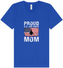 Proud Air Force Mom Unisex V-Neck Shirt