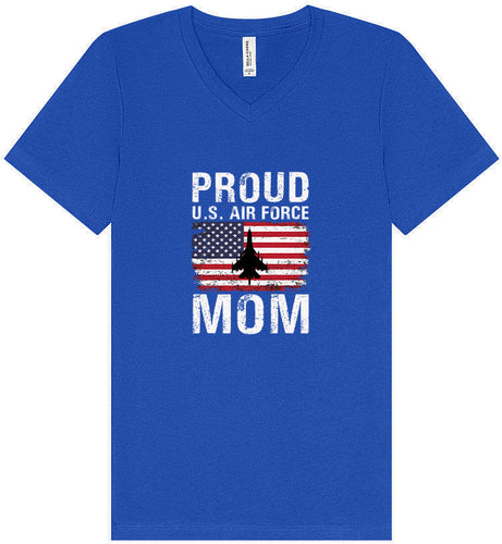Proud Air Force Mom Unisex V-Neck Shirt
