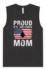 Proud Air Force Mom Muscle Tank