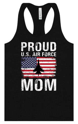 Proud Air Force Mom Women's Racerback Tank