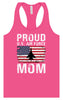 Proud Air Force Mom Women's Racerback Tank