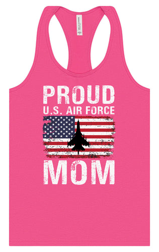 Proud Air Force Mom Women's Racerback Tank