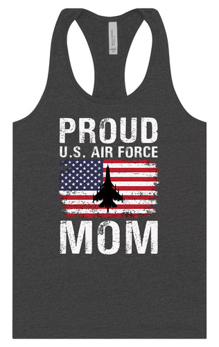 Proud Air Force Mom Women's Racerback Tank