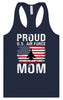 Proud Air Force Mom Women's Racerback Tank