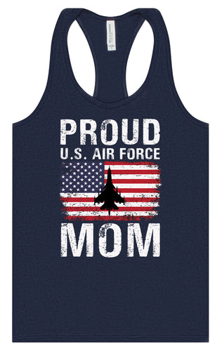 Proud Air Force Mom Women's Racerback Tank
