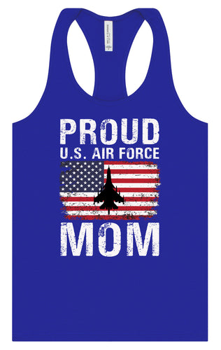 Proud Air Force Mom Women's Racerback Tank