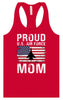 Proud Air Force Mom Women's Racerback Tank