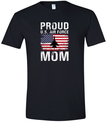 Proud Air Force Mom Adult Gildan Soft Shirt