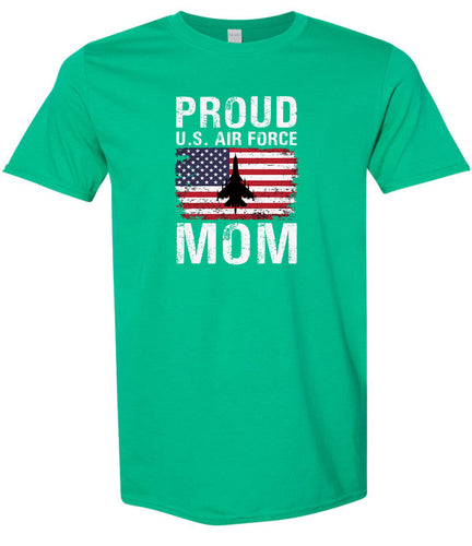 Proud Air Force Mom Adult Gildan Soft Shirt