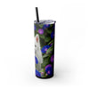 Skinny Tumbler with Straw – 20 oz Stainless Steel Cup
