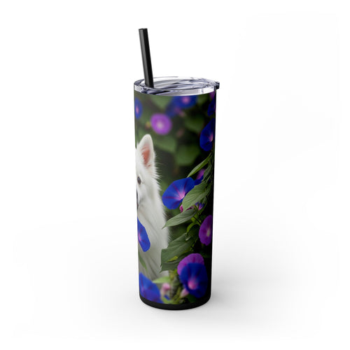 Skinny Tumbler with Straw – 20 oz Stainless Steel Cup