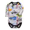 Cotton One-piece Long Sleeve Triangle Romper