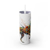 Skinny Tumbler with Straw – 20 oz Stainless Steel Cup