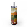 Skinny Tumbler with Straw – 20 oz Stainless Steel Cup