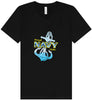 Proud Navy Mom Unisex V-Neck Shirt