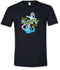 Proud Navy Mom Adult Gildan Soft Shirt