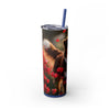 Skinny Tumbler with Straw – 20 oz Stainless Steel Cup