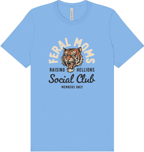 Feral Moms Social Club Adult Bella Canvas Shirt