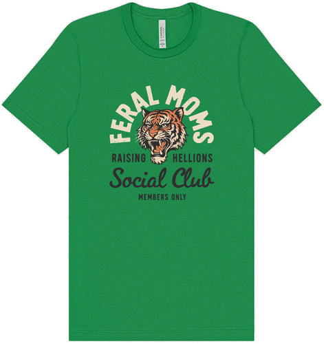 Feral Moms Social Club Adult Bella Canvas Shirt