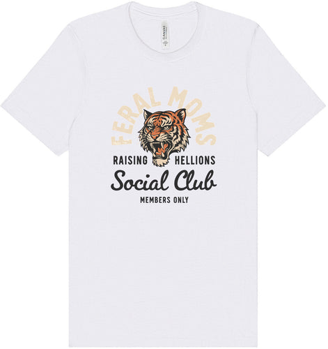 Feral Moms Social Club Adult Bella Canvas Shirt