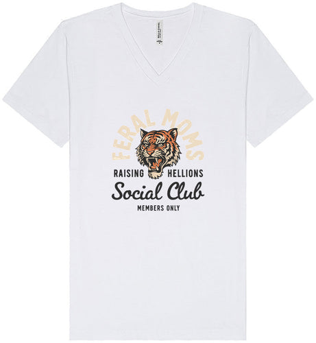 Feral Moms Social Club Unisex V-Neck Shirt