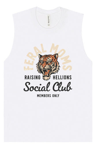 Feral Moms Social Club Muscle Tank