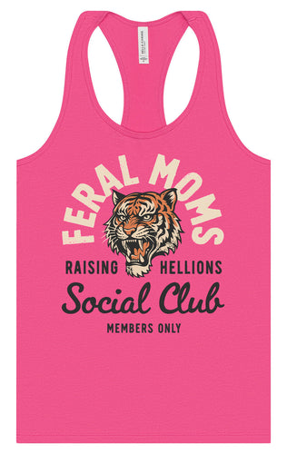 Feral Moms Social Club Women's Racerback Tank
