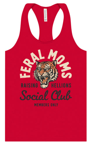 Feral Moms Social Club Women's Racerback Tank