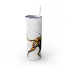 Skinny Tumbler with Straw – 20 oz Stainless Steel Cup