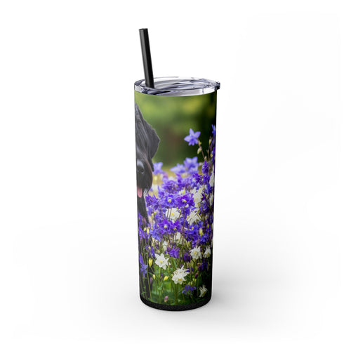Skinny Tumbler with Straw – 20 oz Stainless Steel Cup