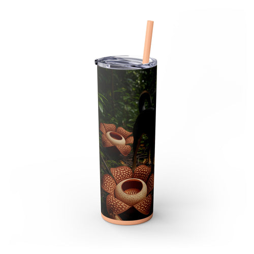 Skinny Tumbler with Straw – 20 oz Stainless Steel Cup