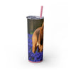 Skinny Tumbler with Straw – 20 oz Stainless Steel Cup