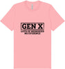 Gen X No Evidence Adult Bella Canvas Shirt