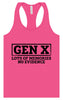Gen X No Evidence Women's Racerback Tank