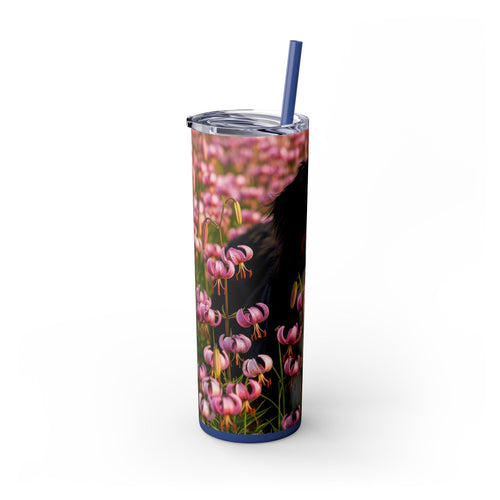 Skinny Tumbler with Straw – 20 oz Stainless Steel Cup