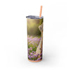 Skinny Tumbler with Straw – 20 oz Stainless Steel Cup